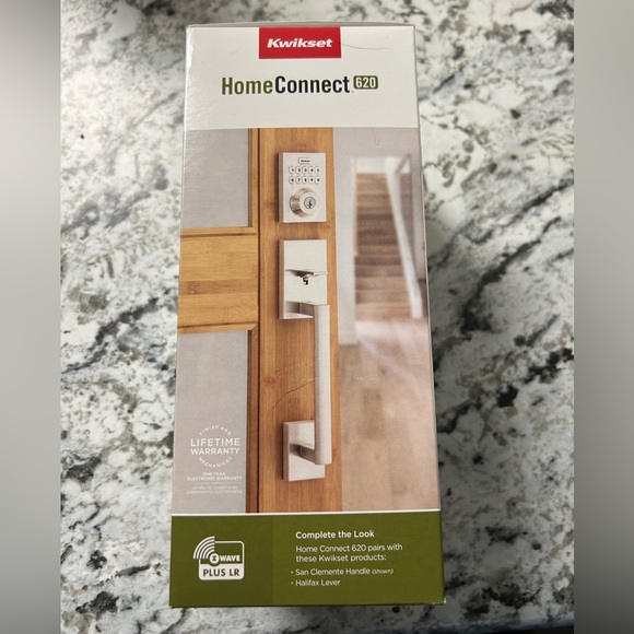 Kwikset Home Connect 620 Z-Wave Keypad Smart Lock Satin Nickel - Picture 3 of 5